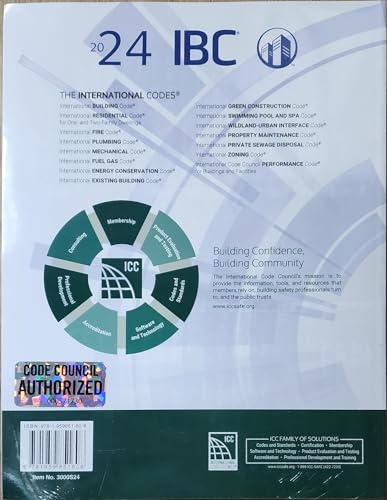 2024 International Building Code (International Code Council Series)